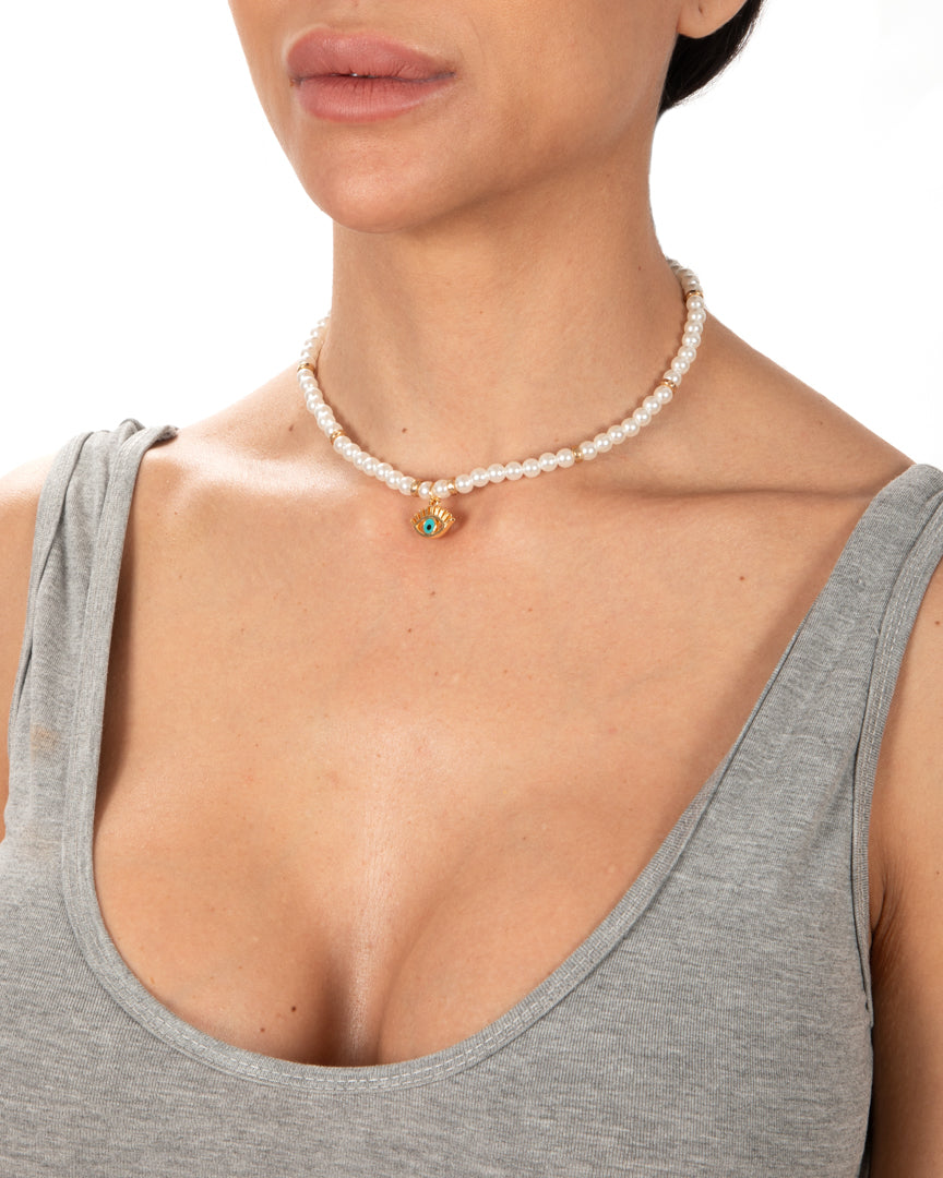 The Pearly Eye Necklace
